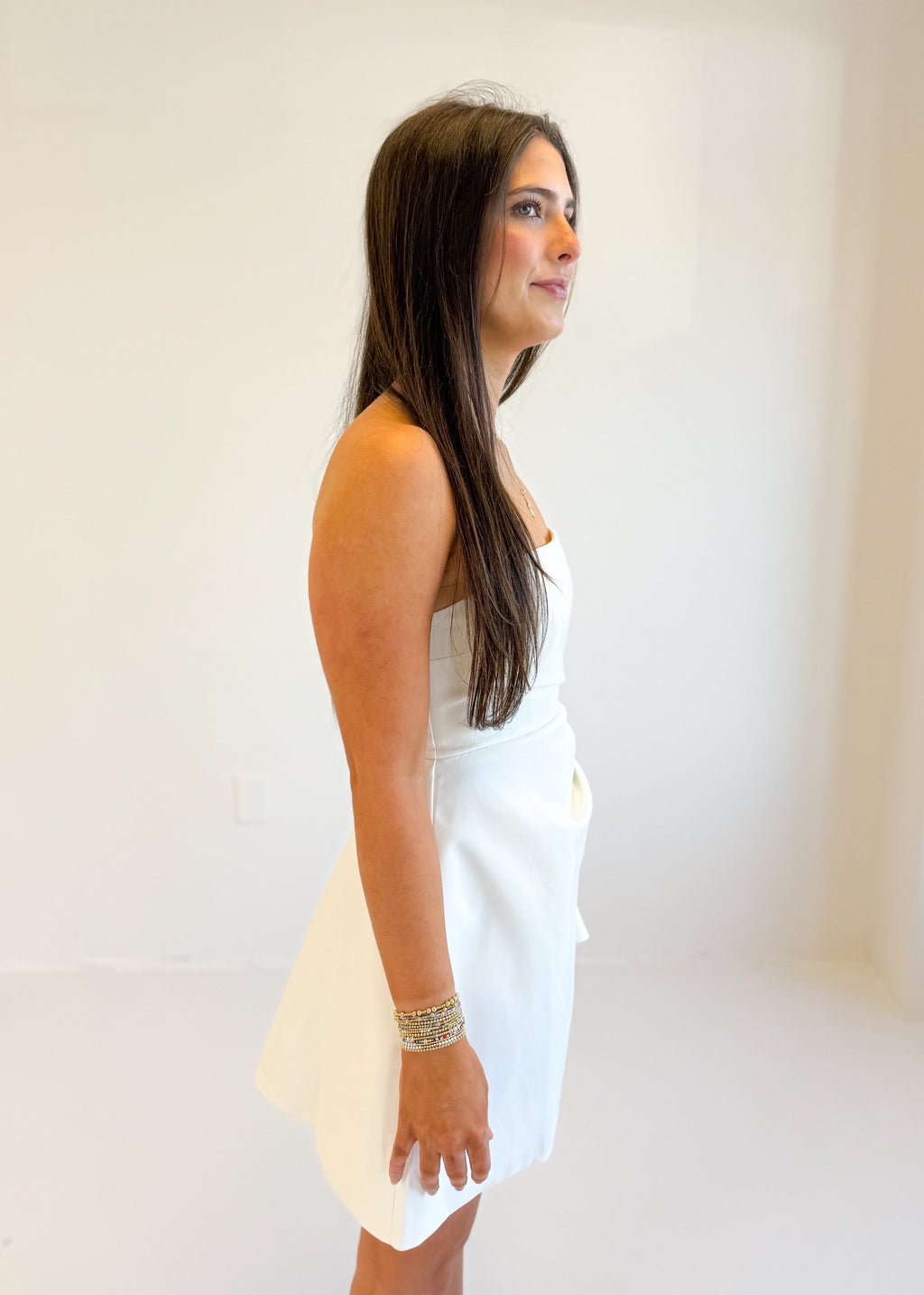 Celeste Asymmetrical Mini Dress