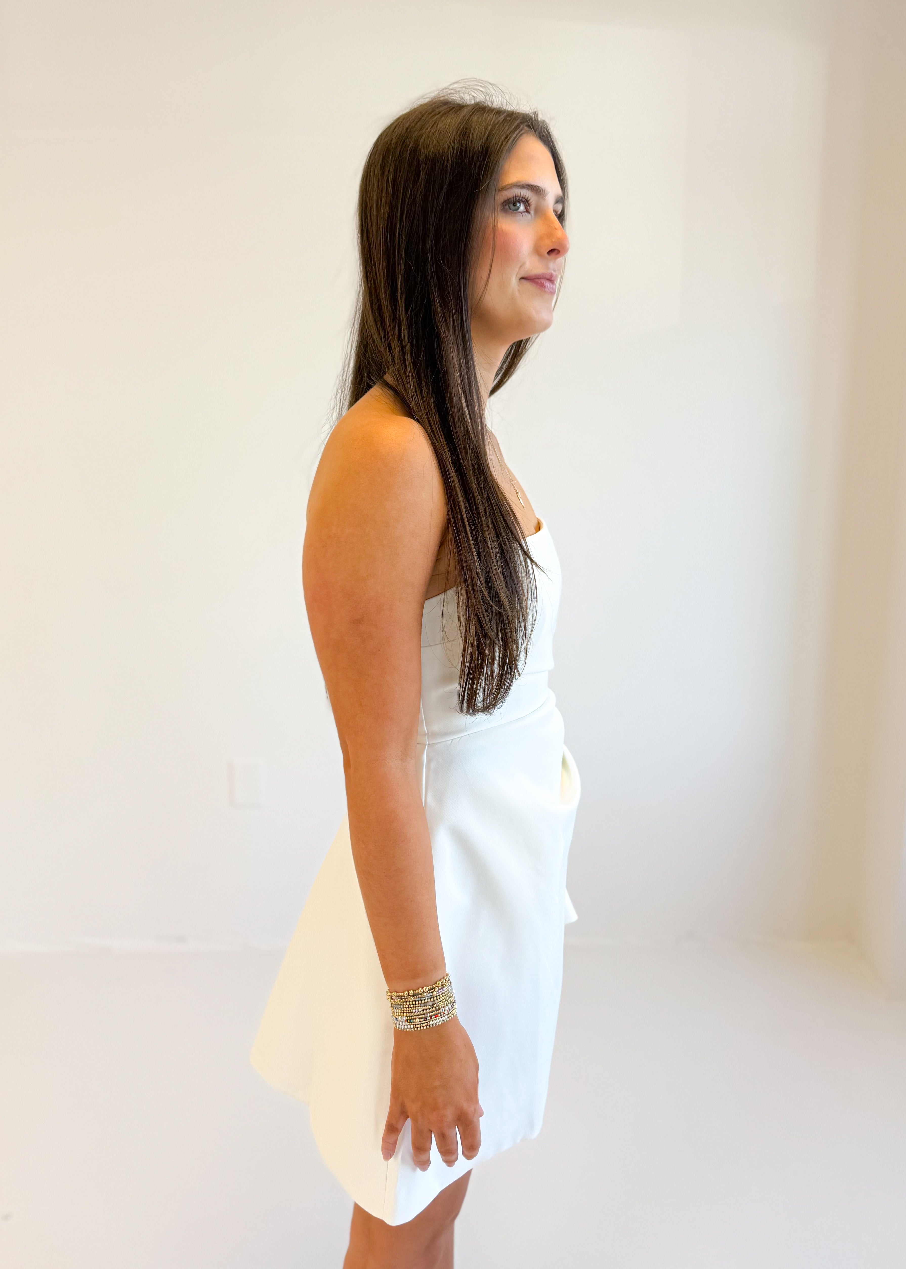 Celeste Asymmetrical Mini Dress