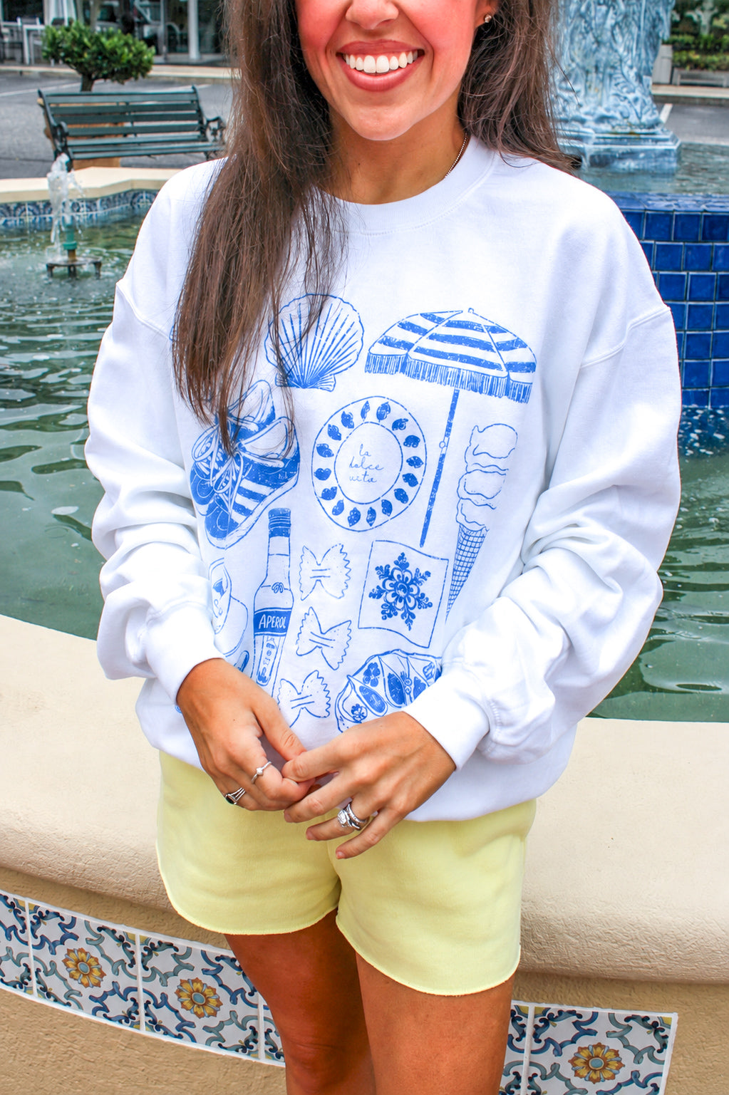La Dolce Vita Oversized Sweatshirt
