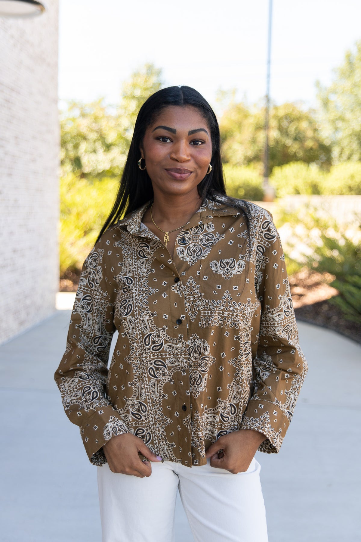 Wild West Paisley Button Down