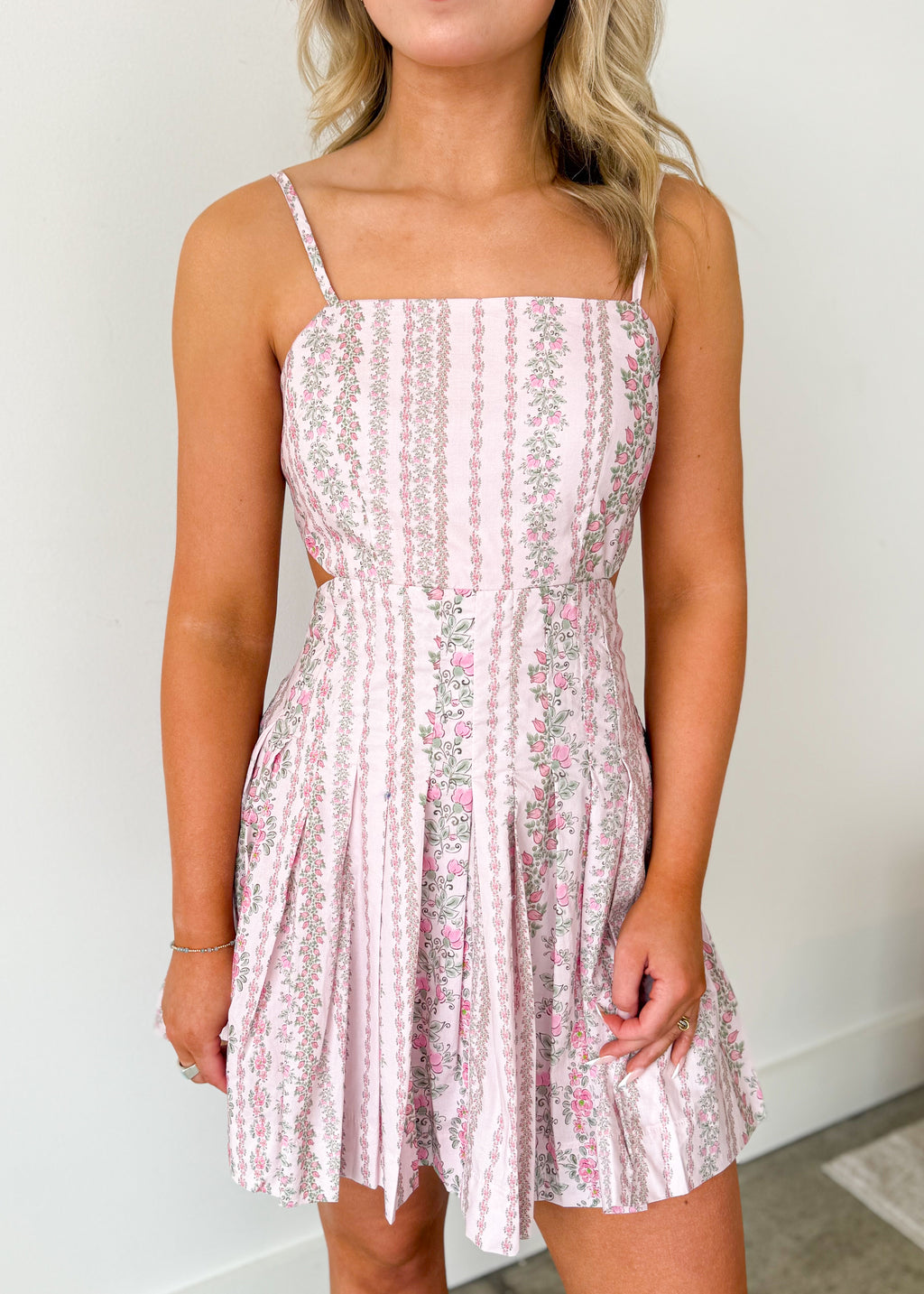 Willow Cutout Bow-Back Mini Dress