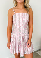 Willow Cutout Bow-Back Mini Dress
