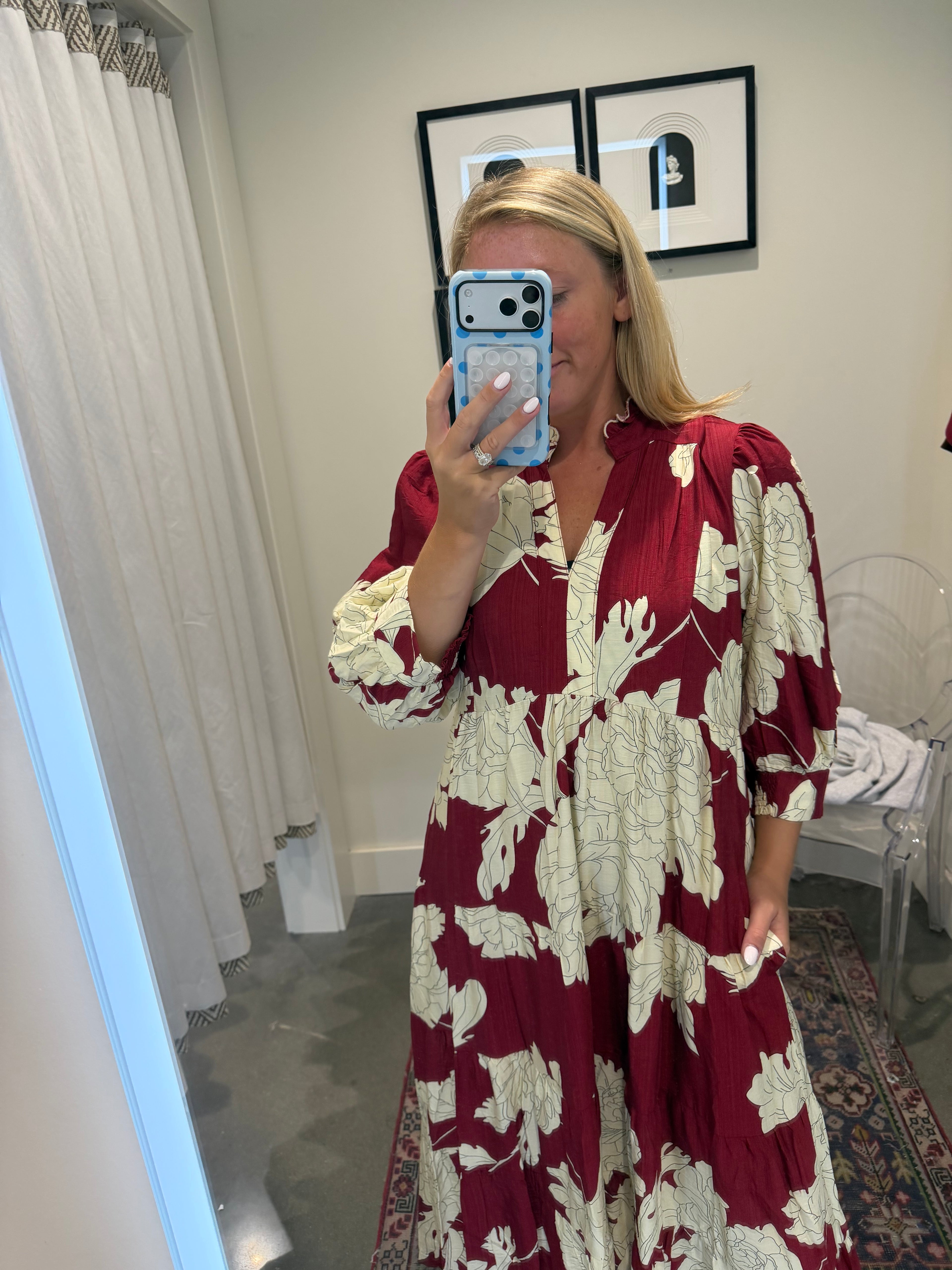 Sharon Floral Tiered Maxi Dress