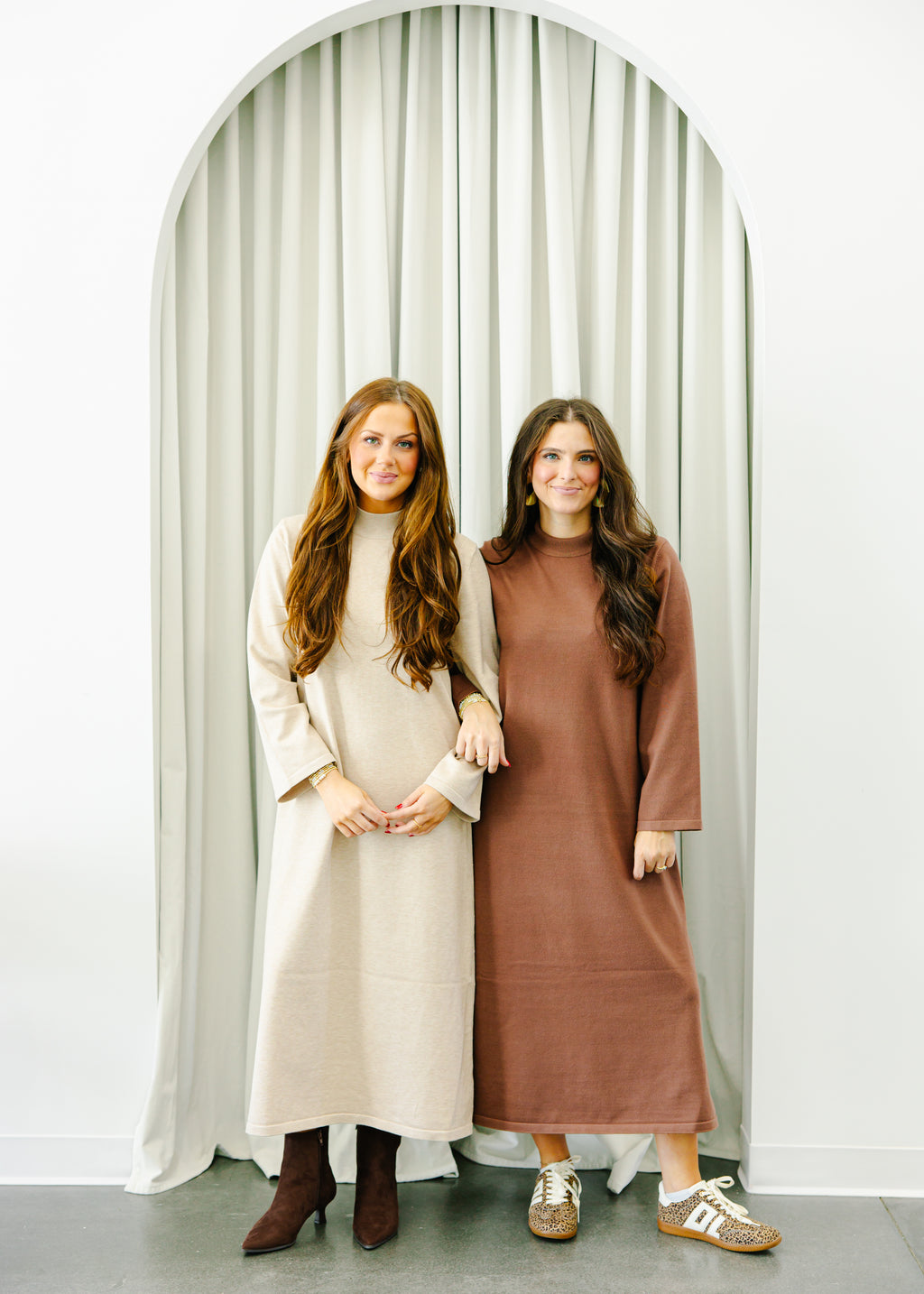 Stella Long Sleeve Midi Dress