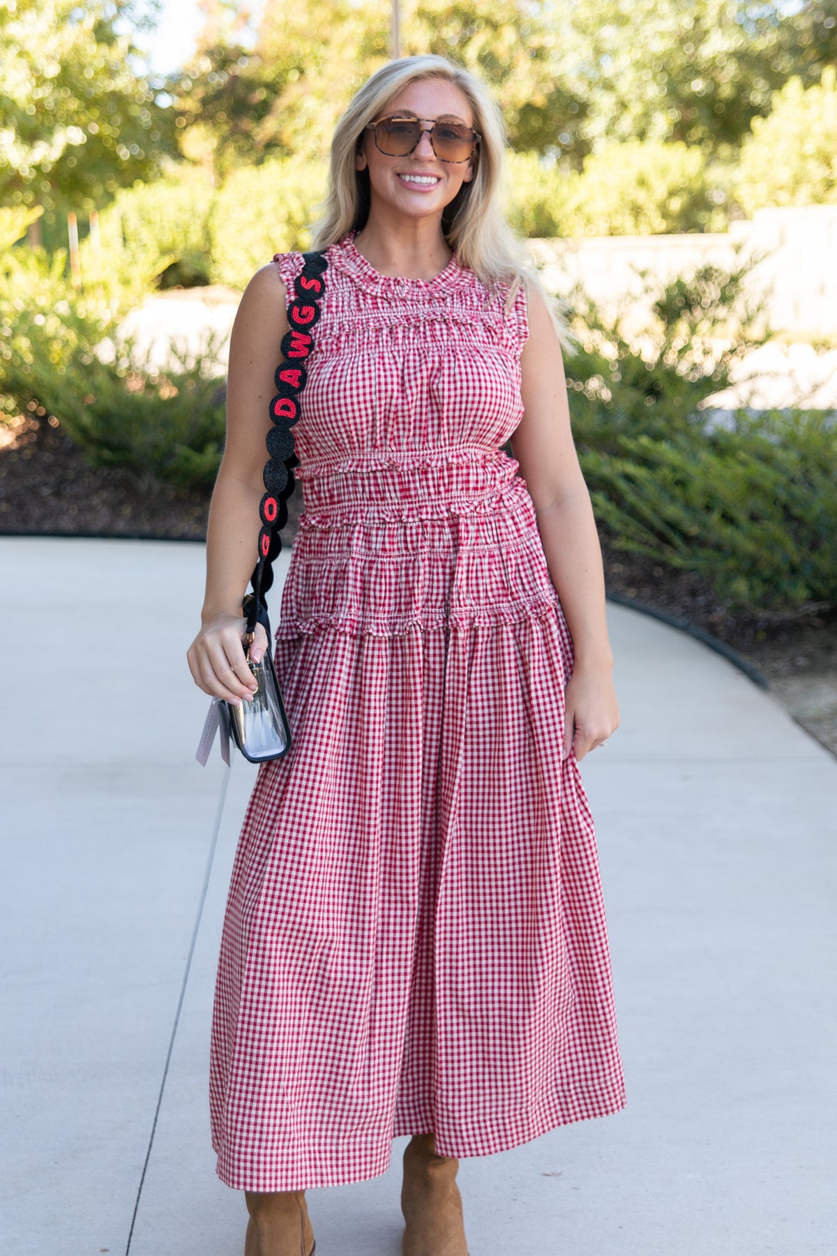 The Charleston Gingham Maxi