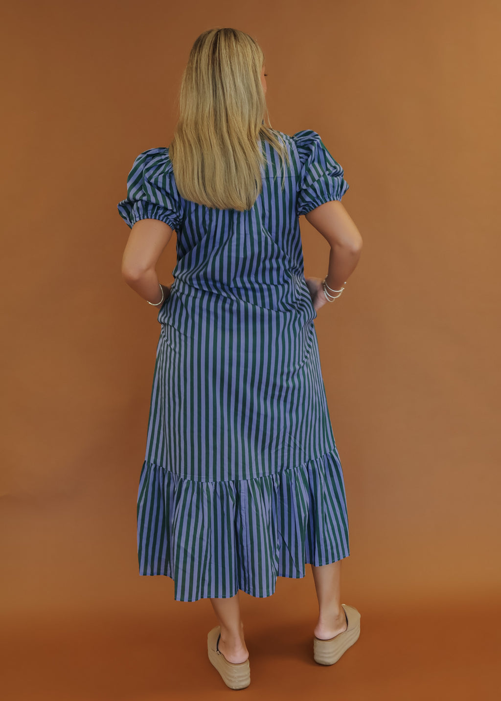 Elise Striped Maxi Dress