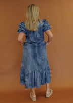 Elise Striped Maxi Dress