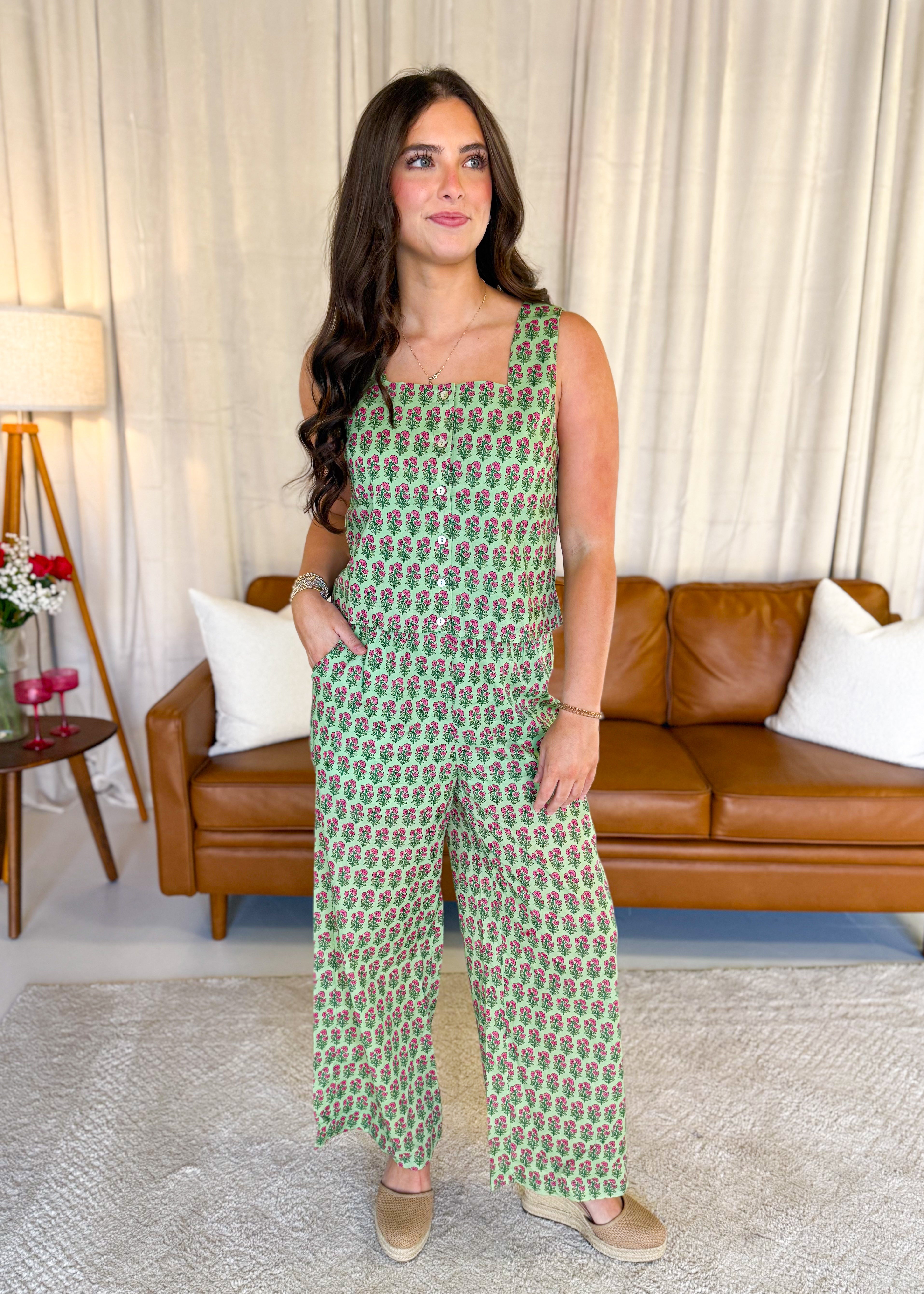 Marlowe Printed Sleeveless Top