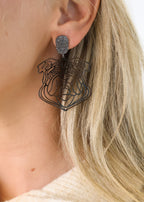 Bulldog Cutout Earrings