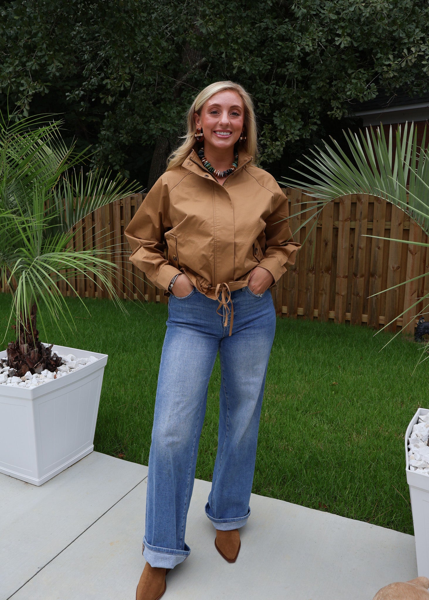 Huntley High Collar Jacket