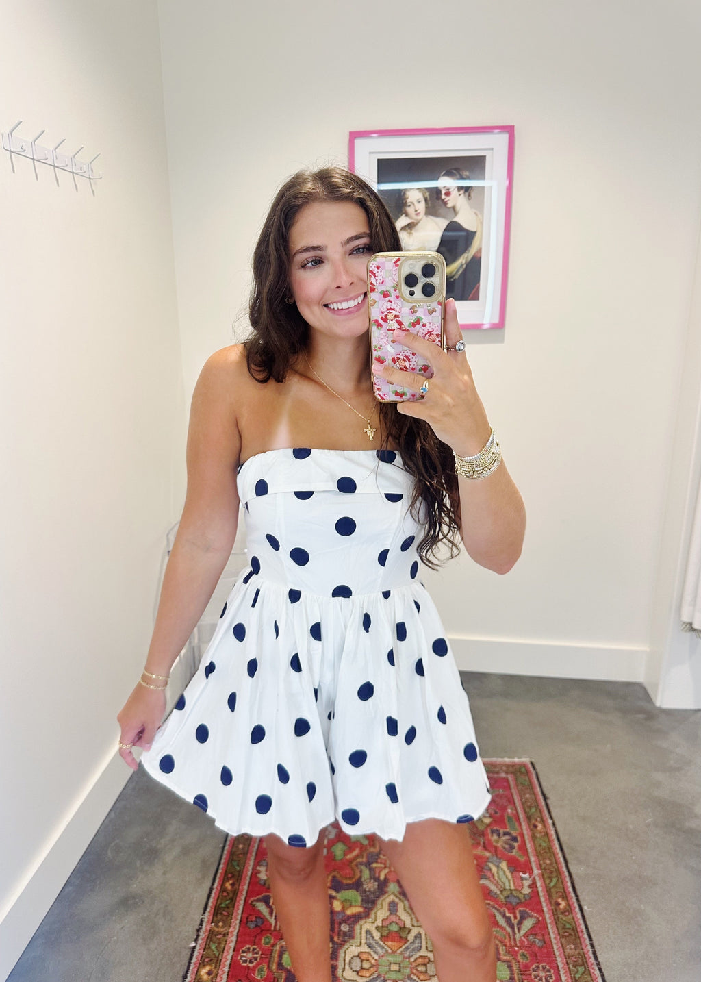 Cecilia Polka Dot Romper