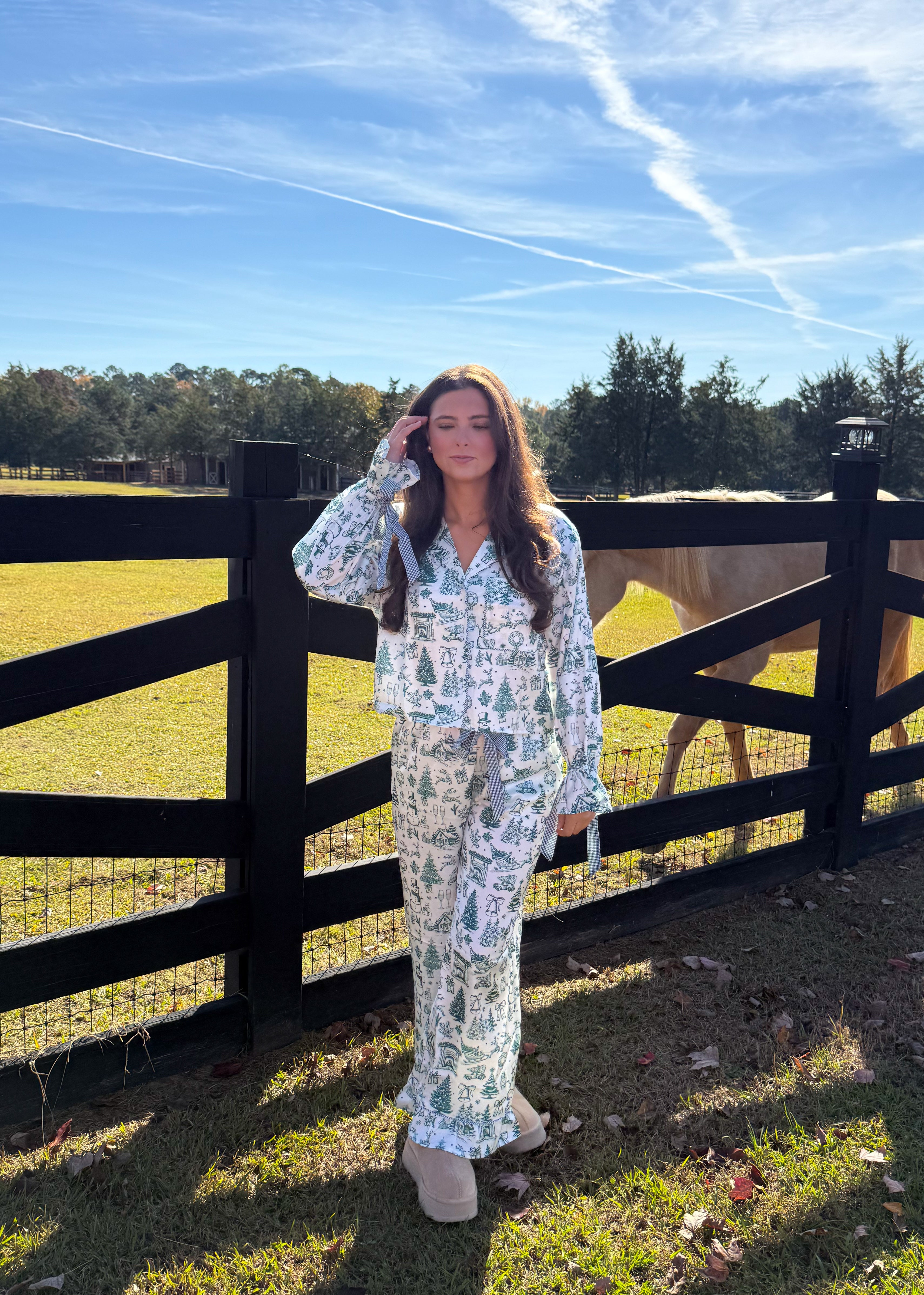 Holiday Icons Pajama Set