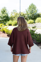 Alice Draped Edge Top