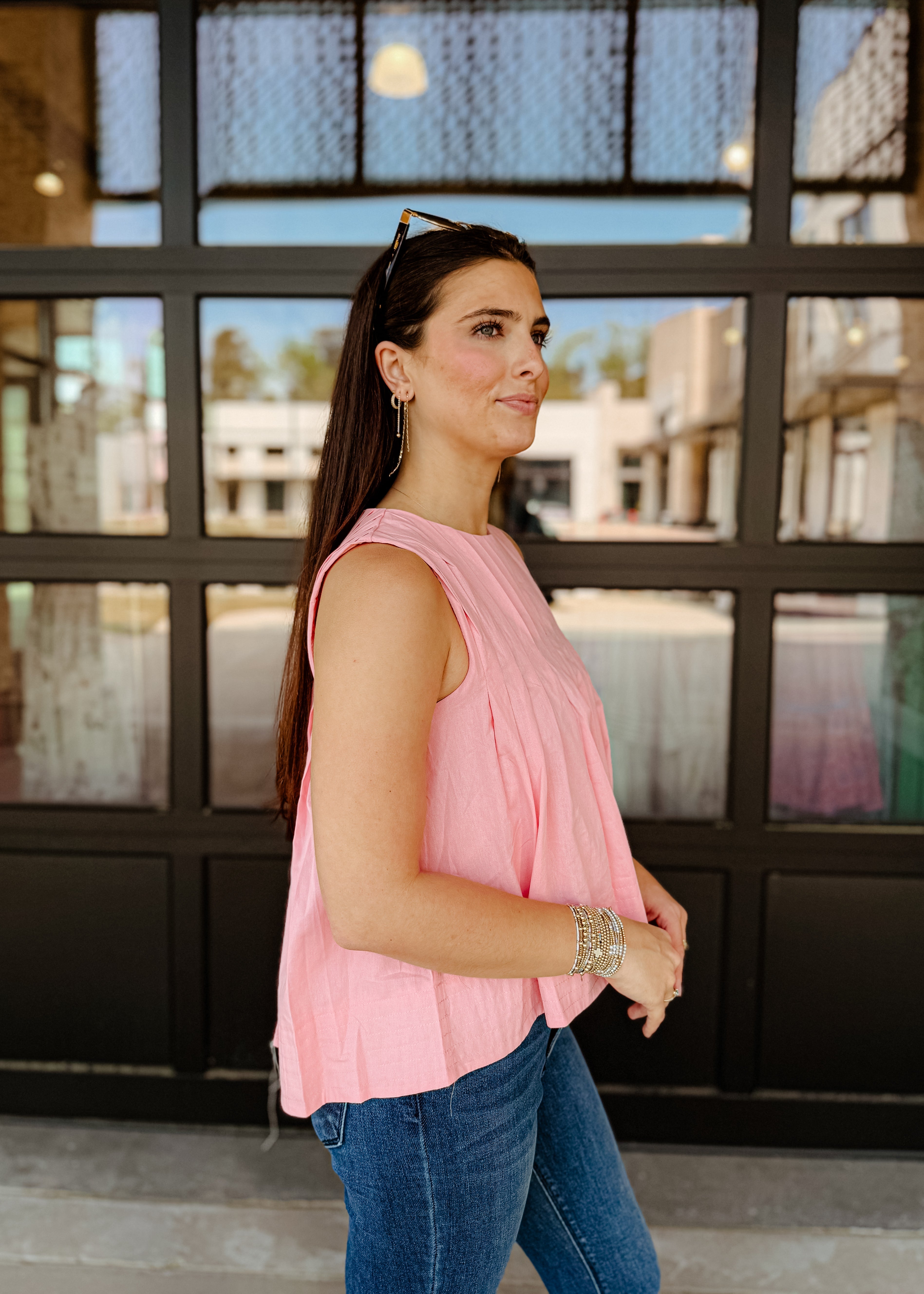 Lucy Pleated Top