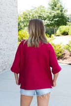 Alice Draped Edge Top