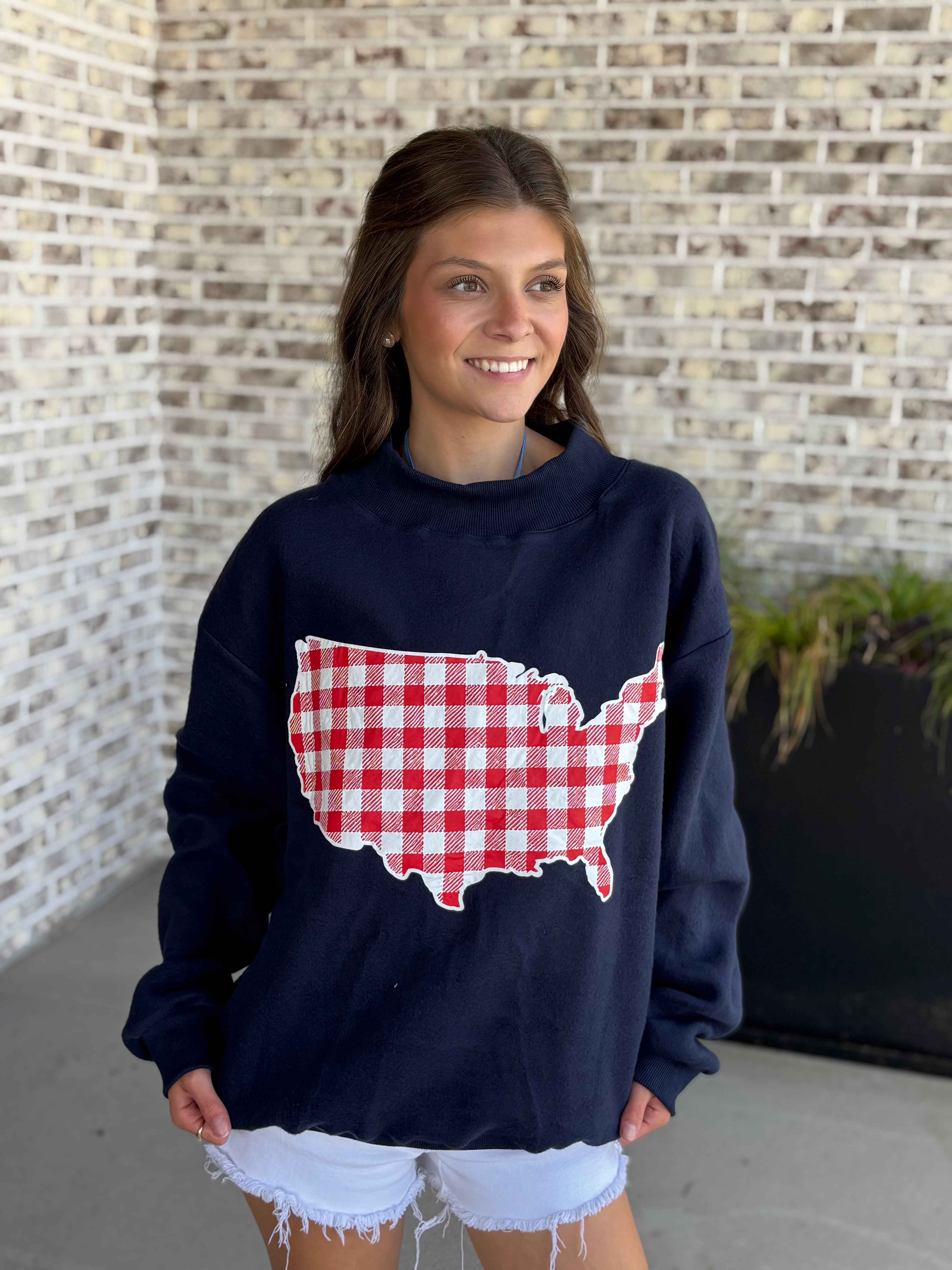 USA Reversible Mock Neck