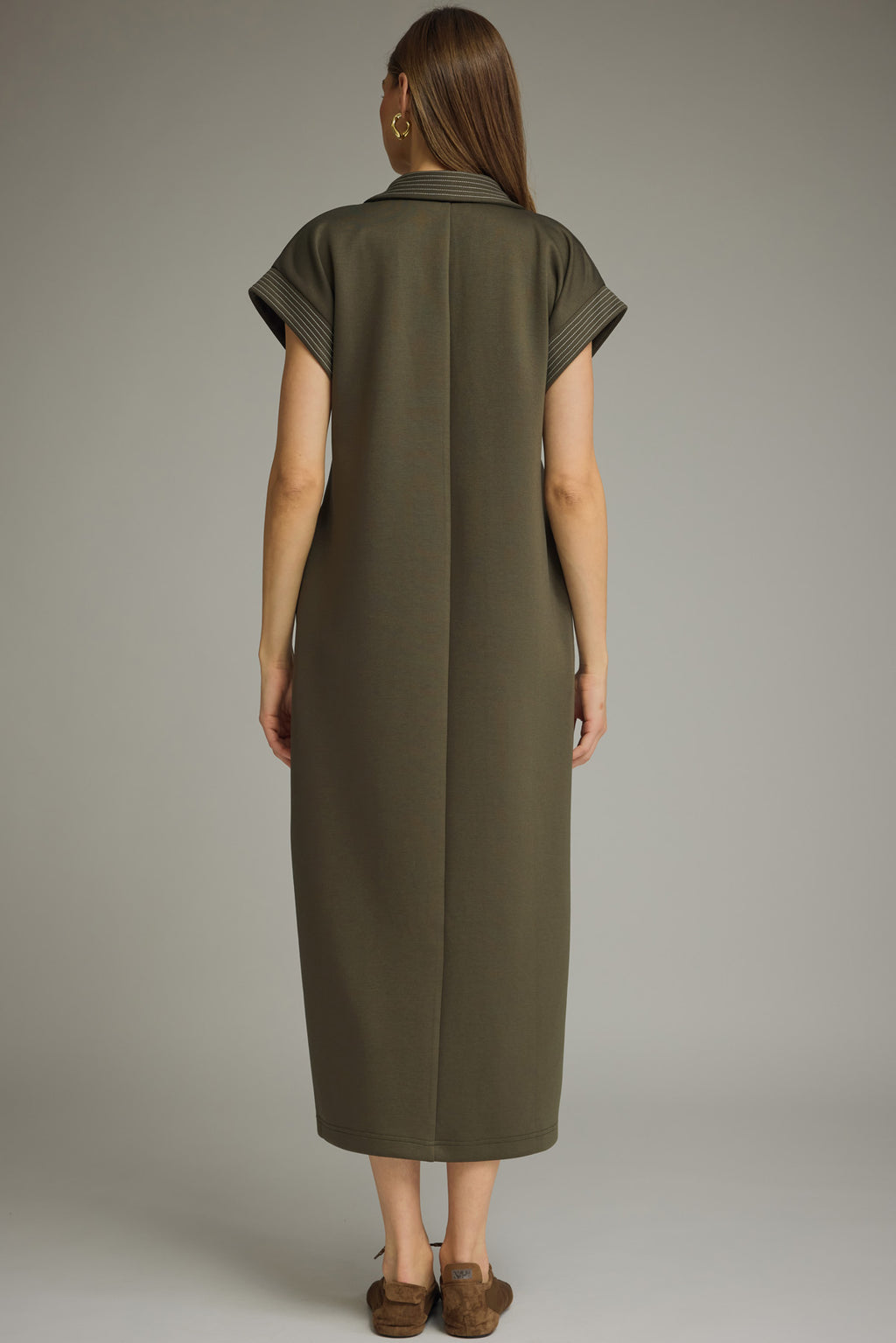 Callie Collared Midi Dress
