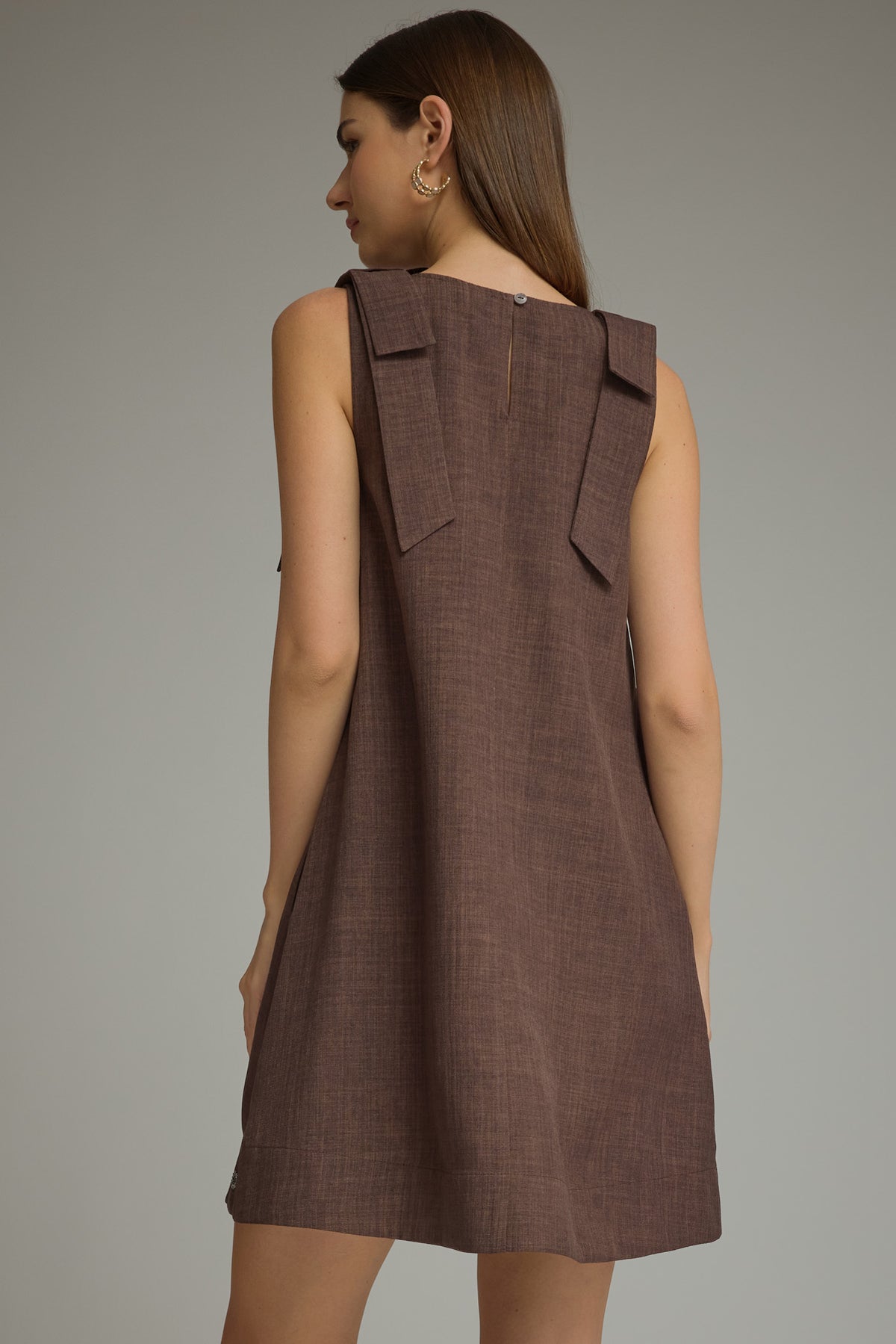 Cecily Bow Strap Midi Dress