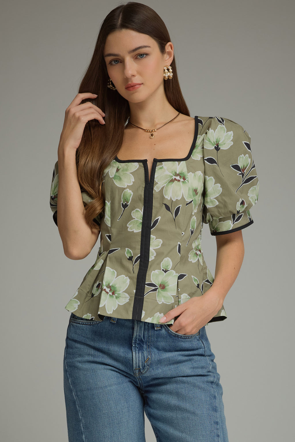 Clarissa Garden Square Top