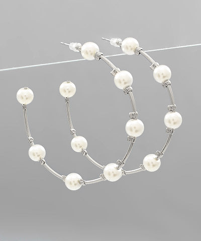 Pearl Hoops