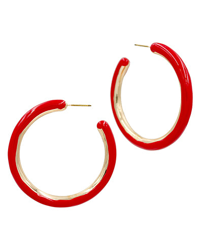45mm Color Enamel Hoops