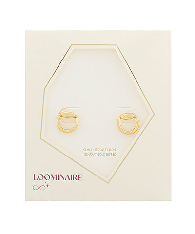 Horsebit Stud Earrings