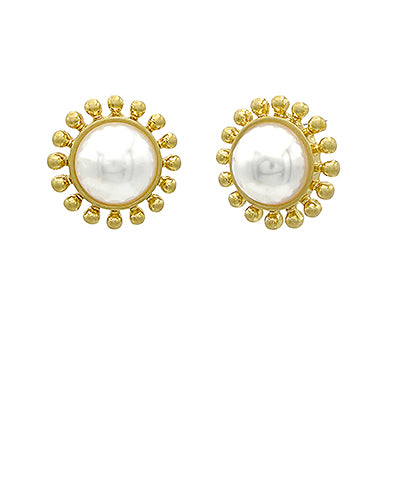 Dotted Dome Earrings