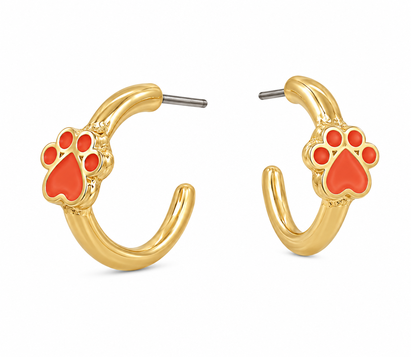 GAMEDAY Accented Paw Hoops