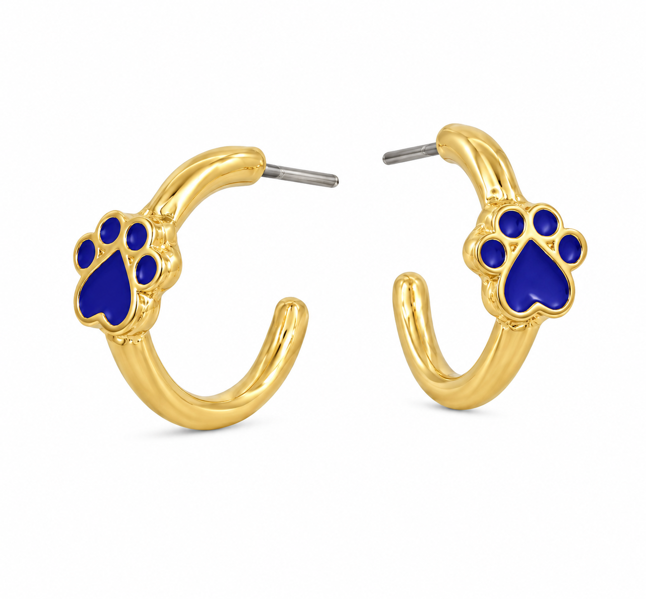 GAMEDAY Accented Paw Hoops