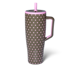 Era 40oz Cup in Mocha Dot