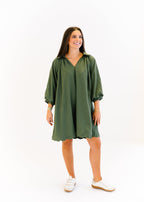 Lydia Scallop Hem Tunic Dress
