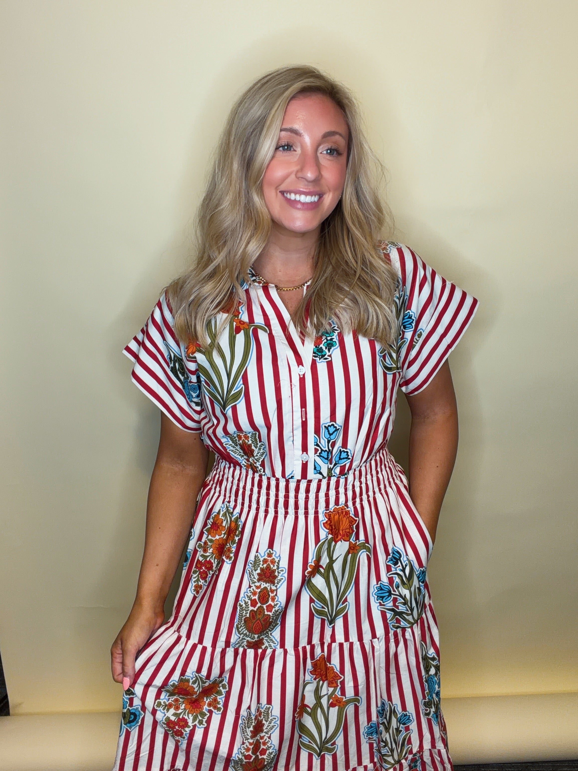 Celeste In Bloom Midi Dress