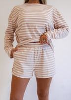 Billie Striped Loungewear Shorts