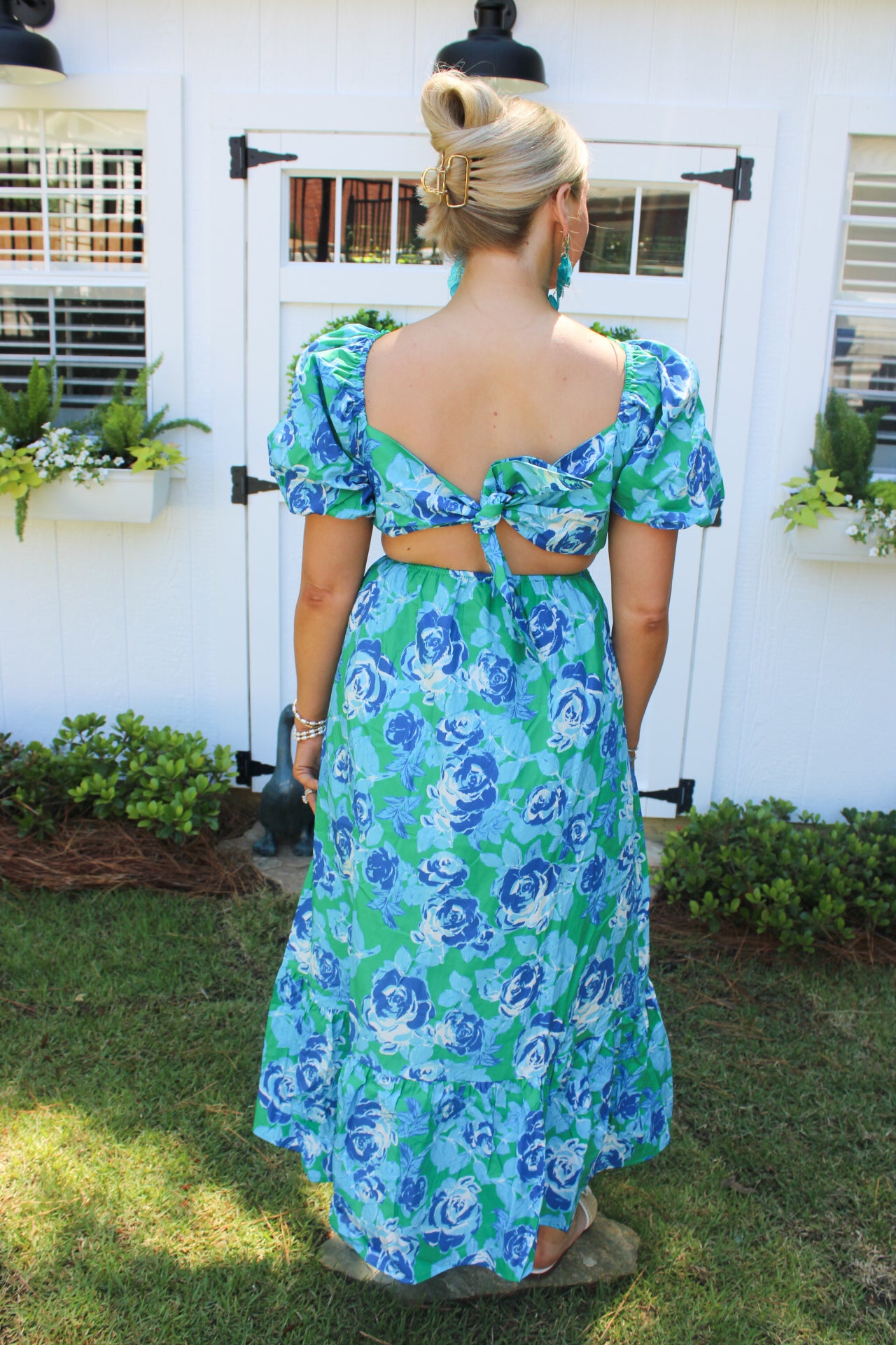 Elowen Tie Back Maxi Dress