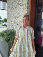 Clara Floral Puff Sleeve Dress