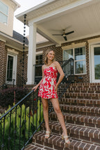 Alyson Abstract Floral Dress