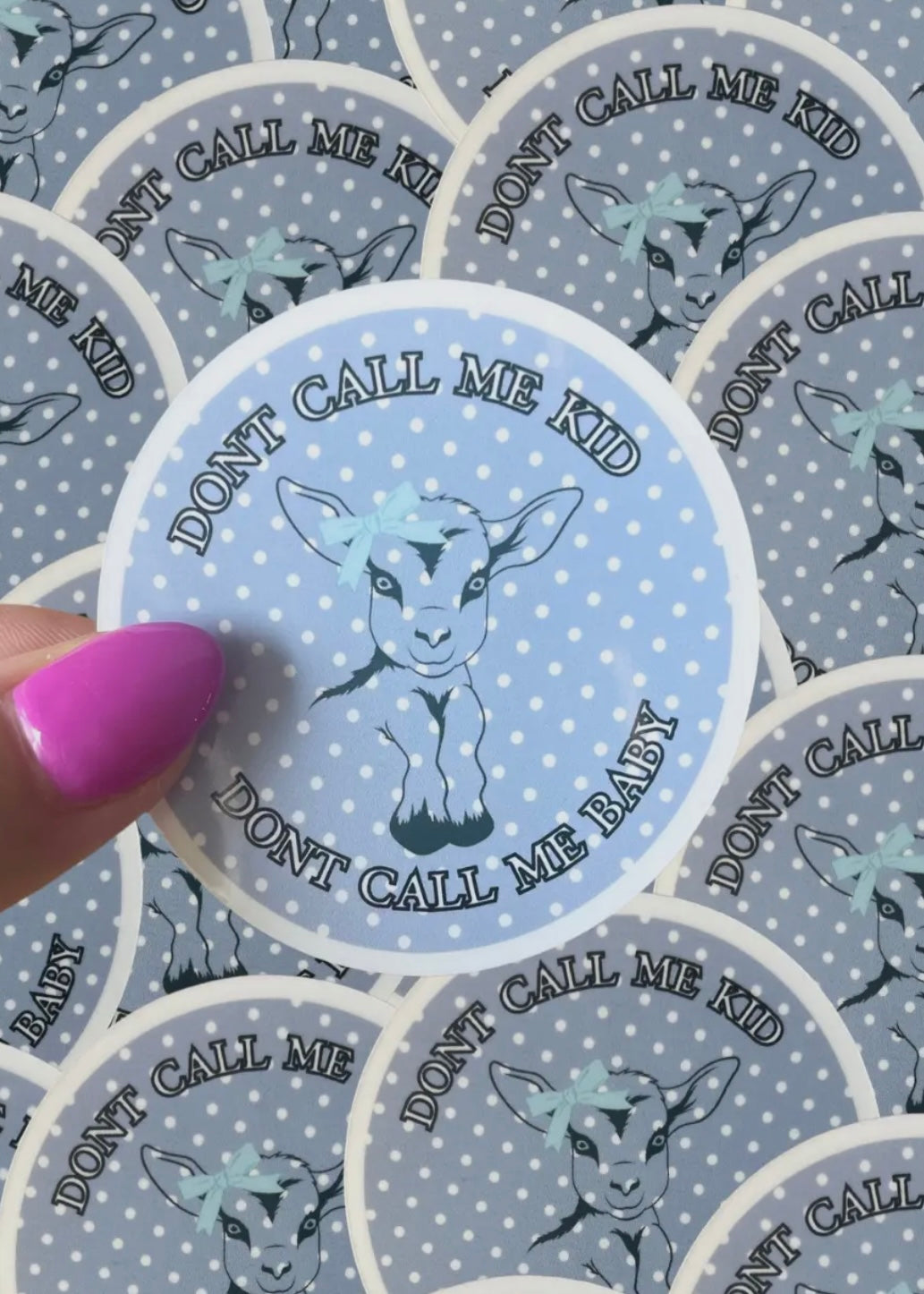 Typo Lettering Co Sticker