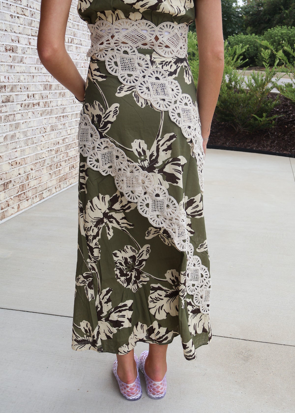 Finley Floral Midi Skirt