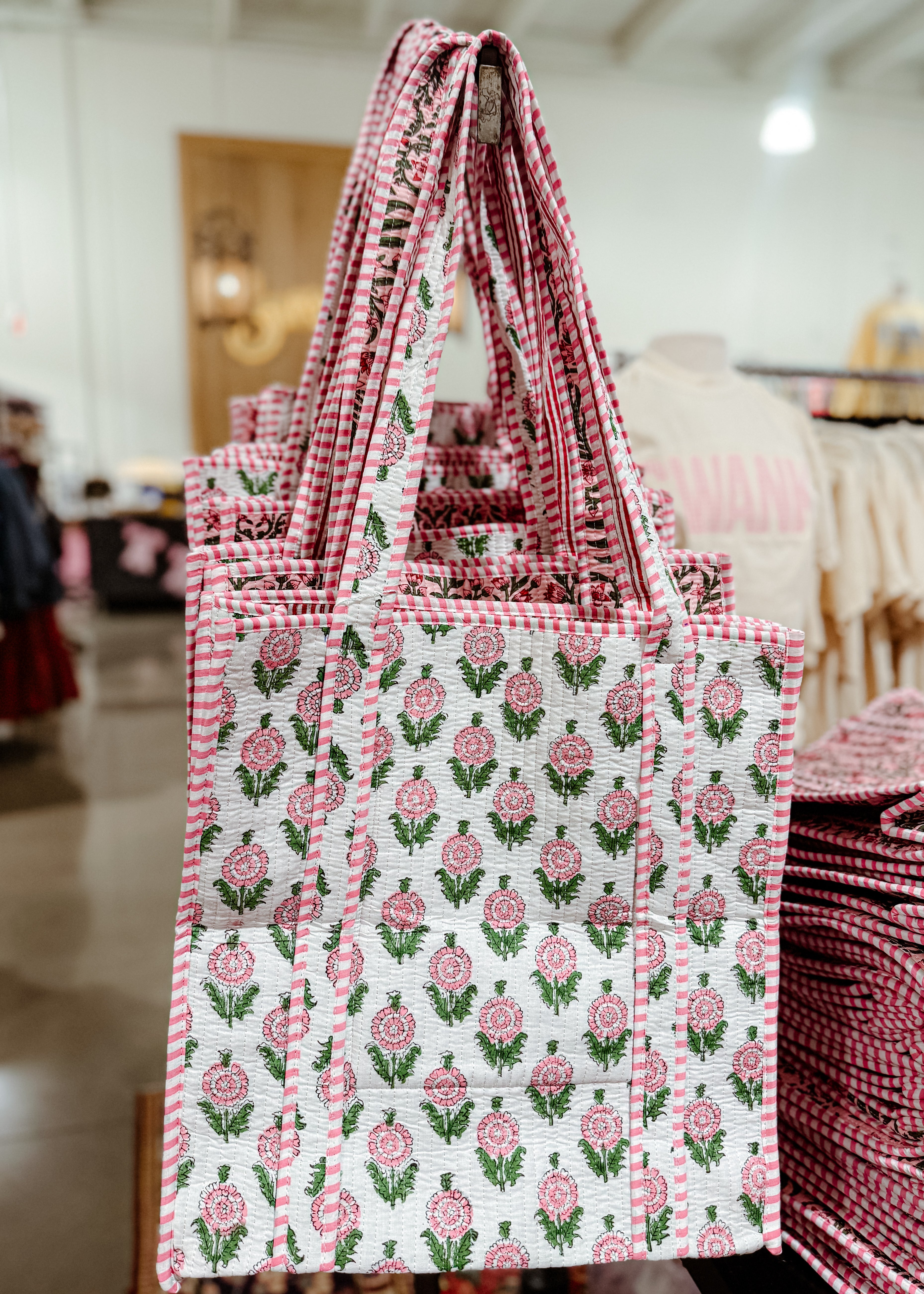 Everyday Quilted Tote Bag