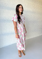 June Smocked Bodice Midi Dress