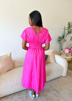 Adeline Smocked Midi Dress