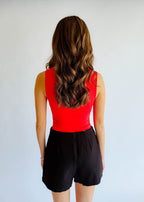 Camille Square Neck Bodysuit