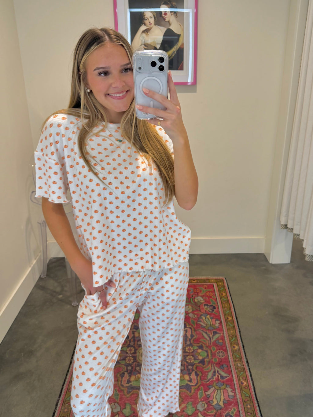 Pumpkin Pajama Top