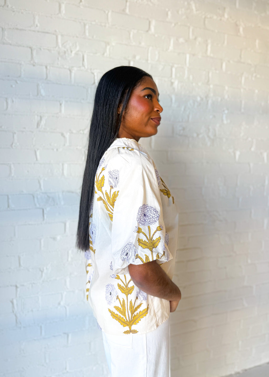 Rosie Split Neck Top