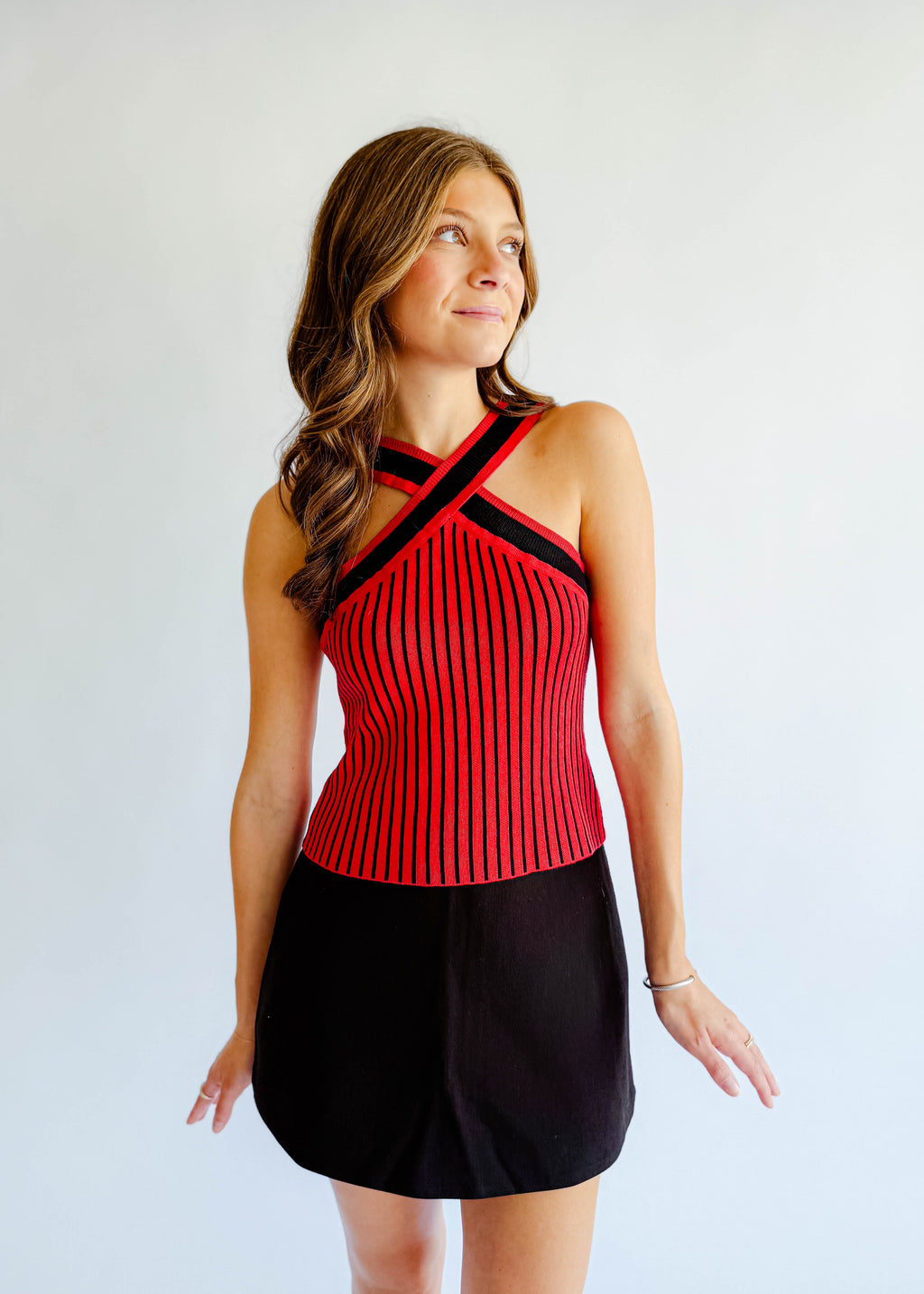 Stephanie High-Waist Minimalist Skort