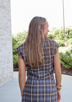Paulina Plaid Cropped Top