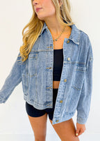 Boxy Denim Trucker Jacket