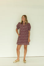 Embroidered Charm Mini Dress