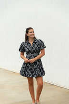 Finley Floral Puff Sleeve Mini Dress