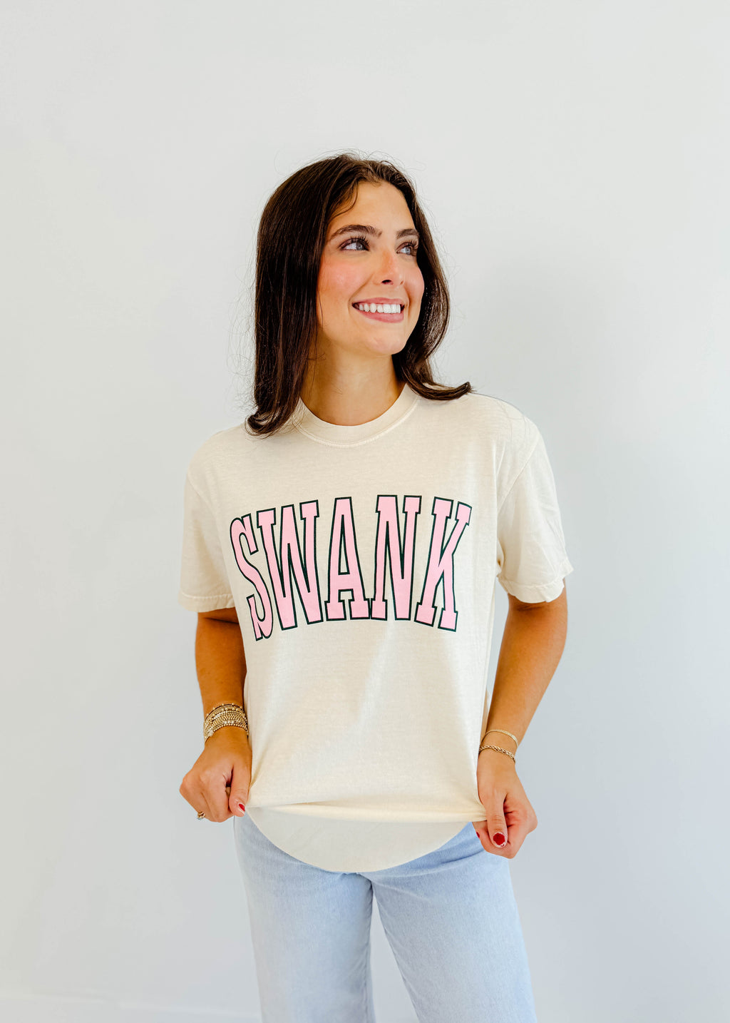 Swank Varsity Letter Tee
